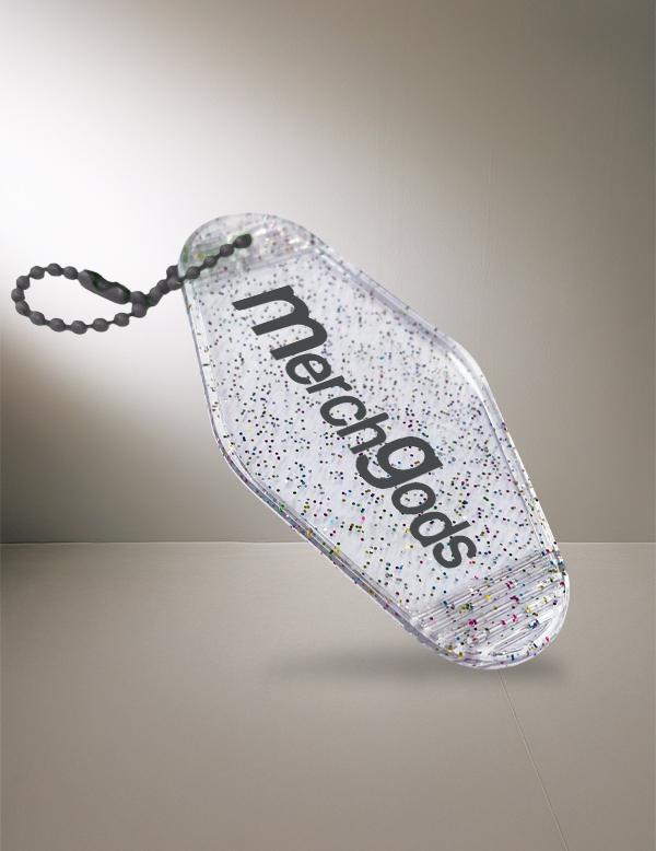 LLAVERO METACRILATO PURPURINA